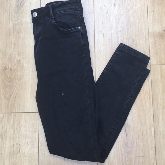 Zara Trafaluc black denim jeans - Picture 4 of 5